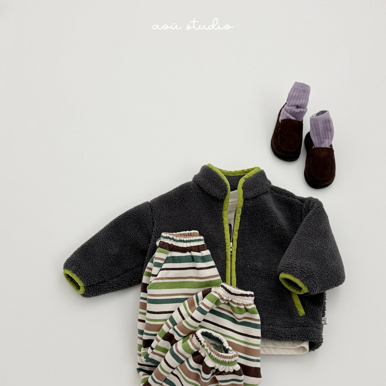 [aou studio] Kuu fleece jumper