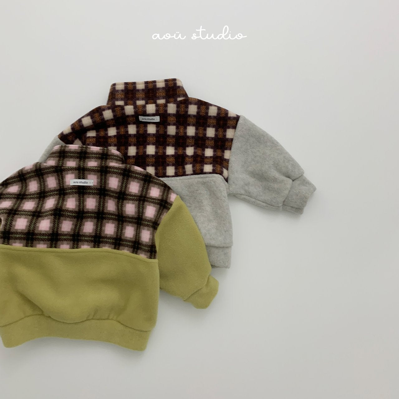 [aou studio] Check anorak