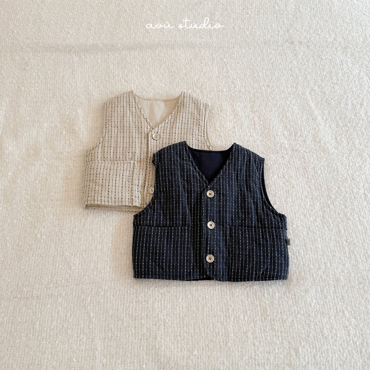 [aou studio] Ethnic vest