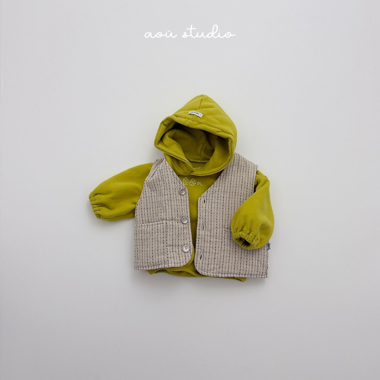 [aou studio] Ethnic vest