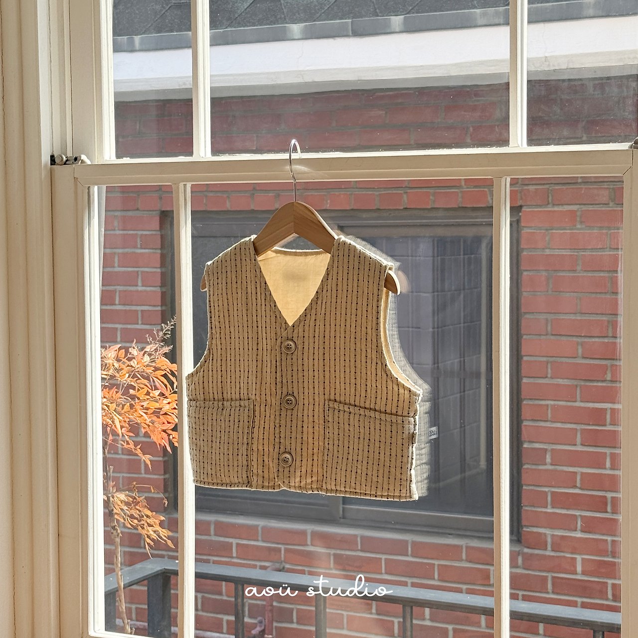 [aou studio] Ethnic vest