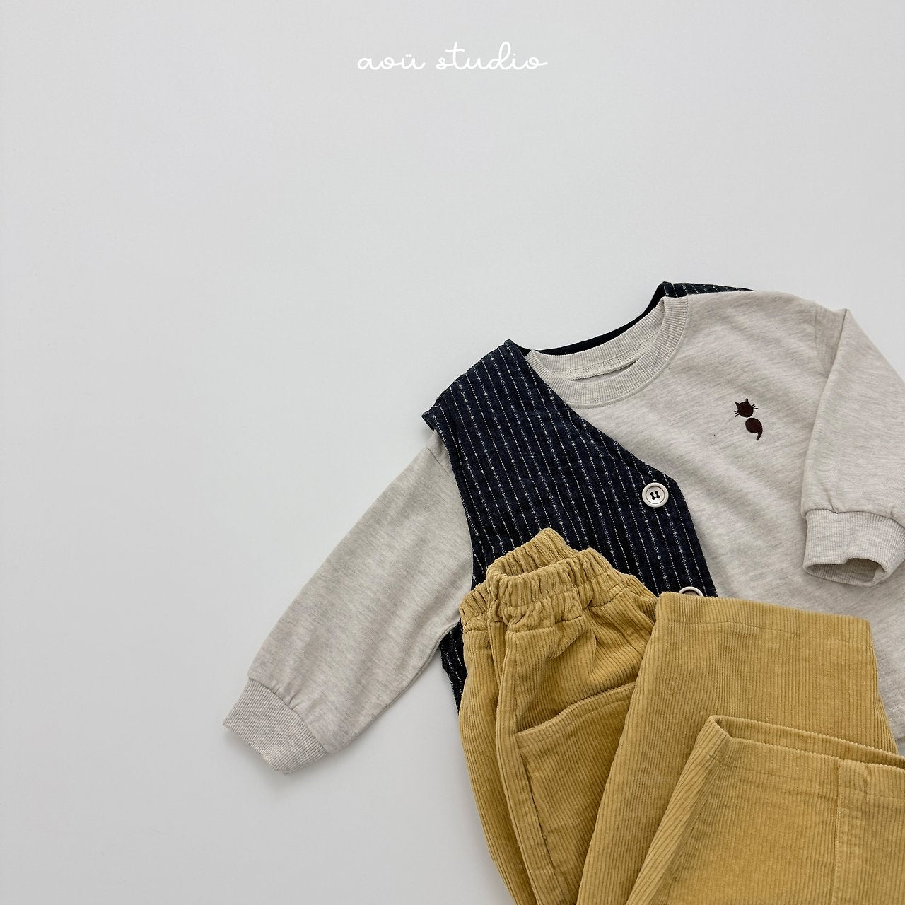 [aou studio] Ethnic vest