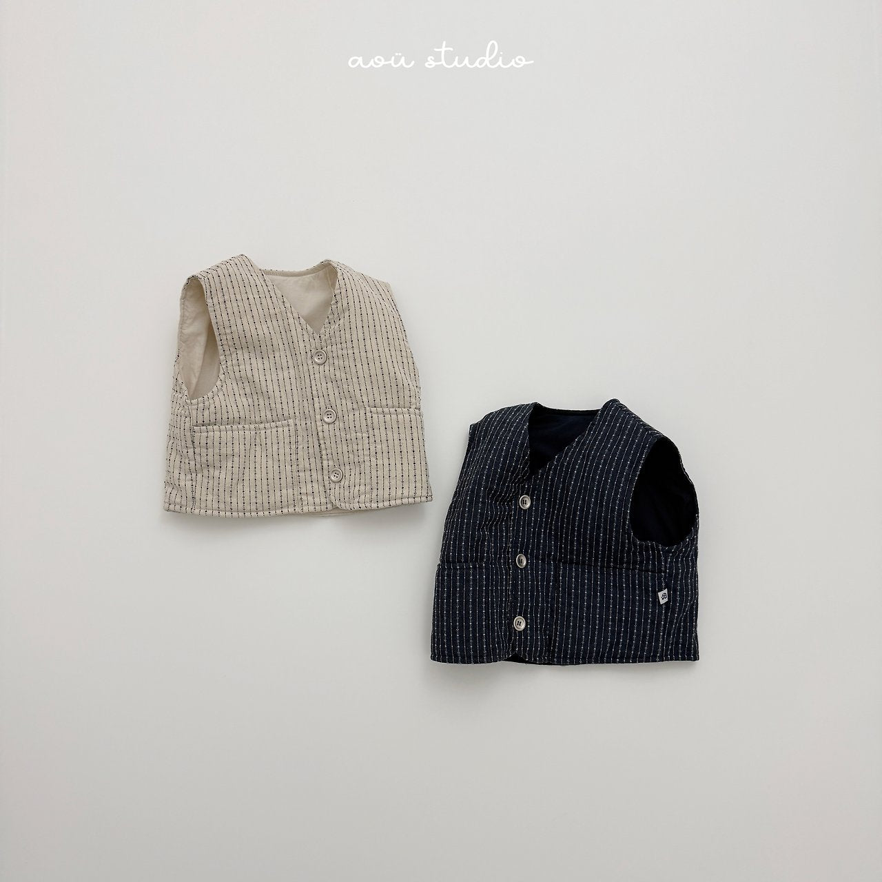 [aou studio] Ethnic vest