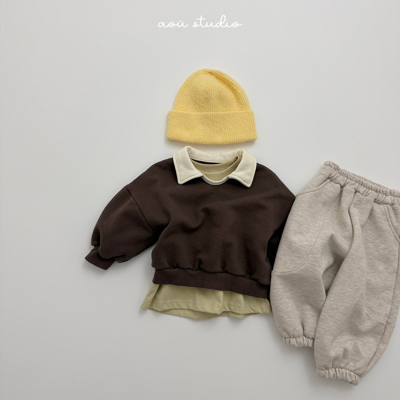 [aou studio] Butter collar mtm