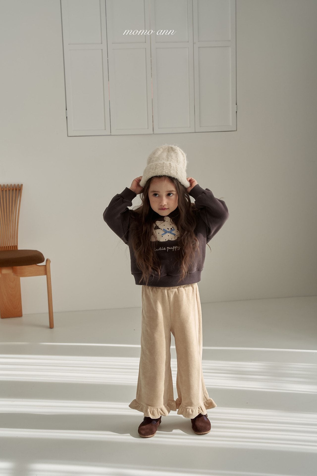 [momo ann] Roa frill pants