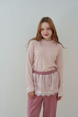 [momo ann] Lilly high neck tops(mom)