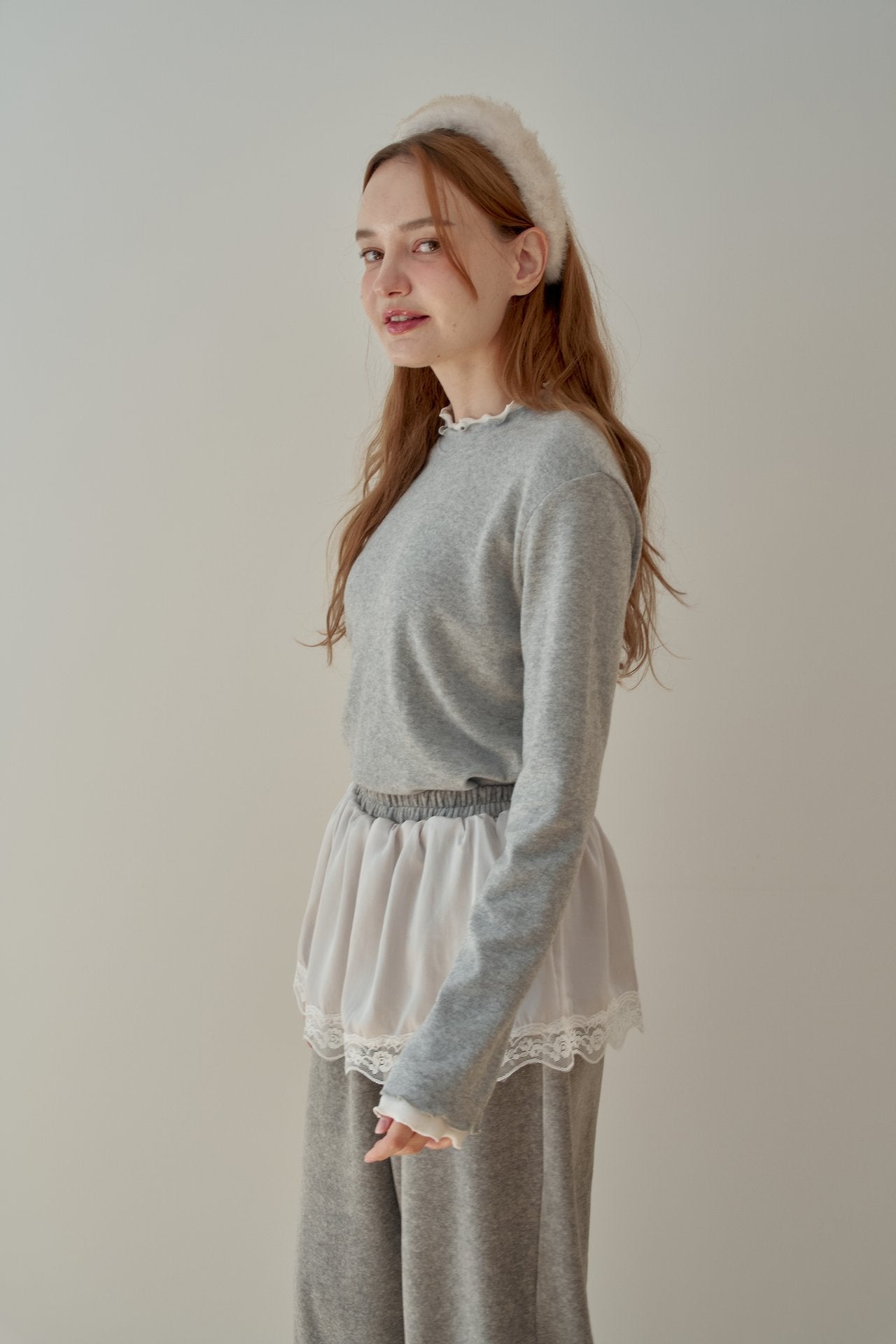 [momo ann] Lilly high neck tops(mom)