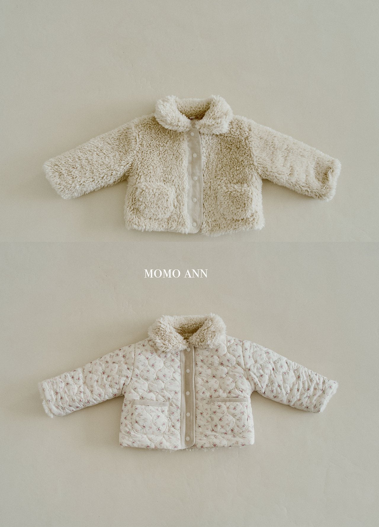 [momo ann] Reversible padding jumper