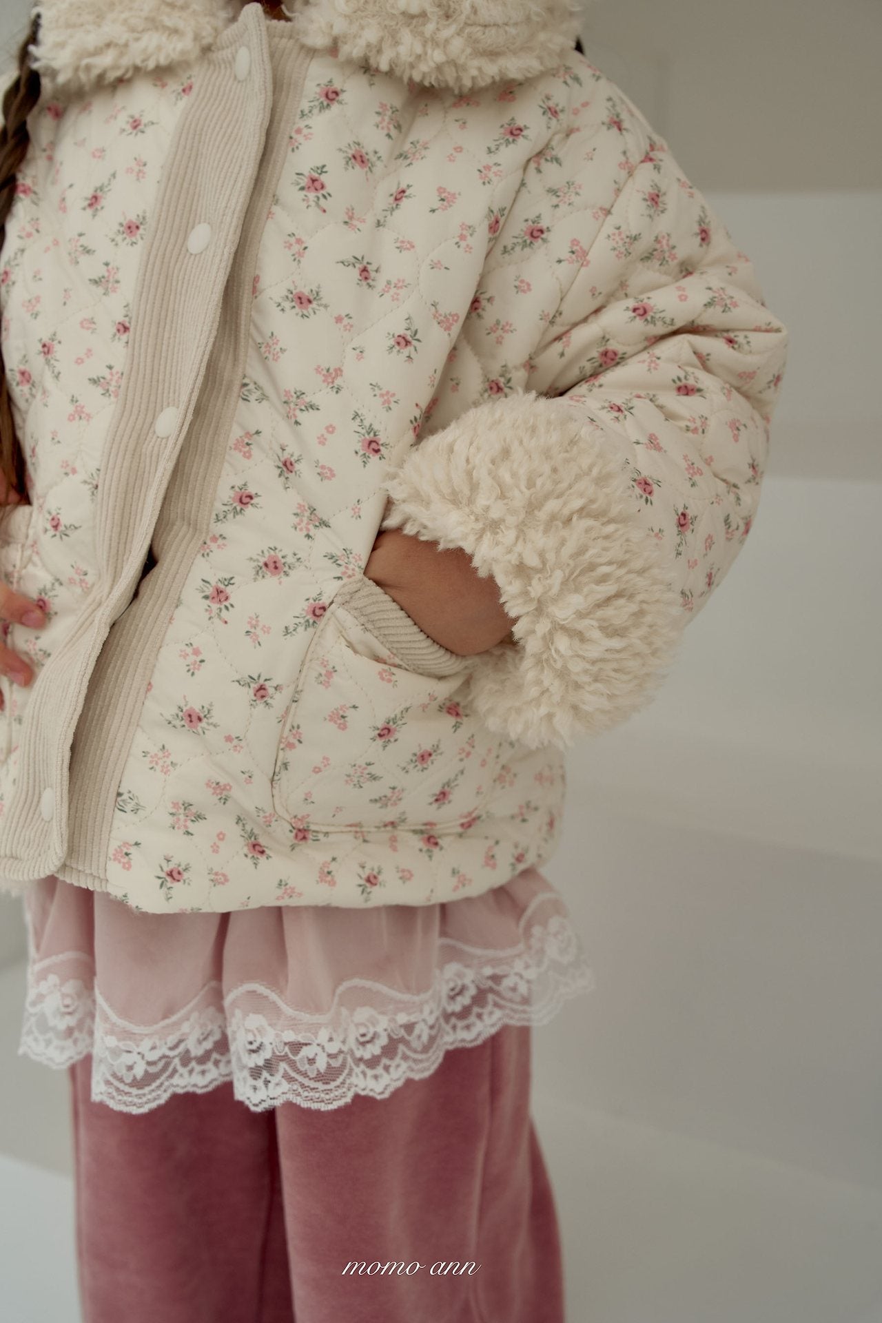 [momo ann] Reversible padding jumper