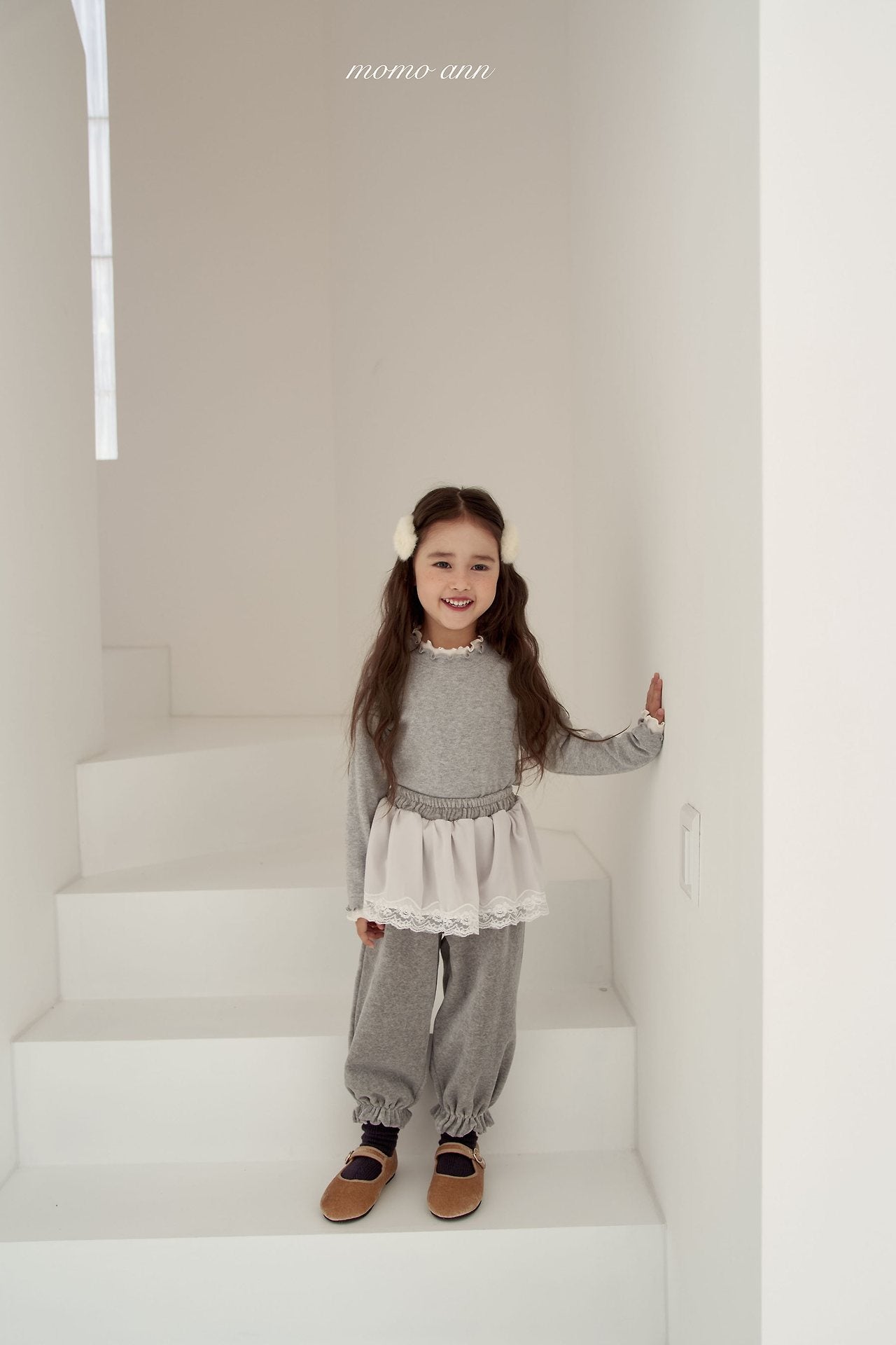[momo ann] Satin tutu jogger pants(kids)