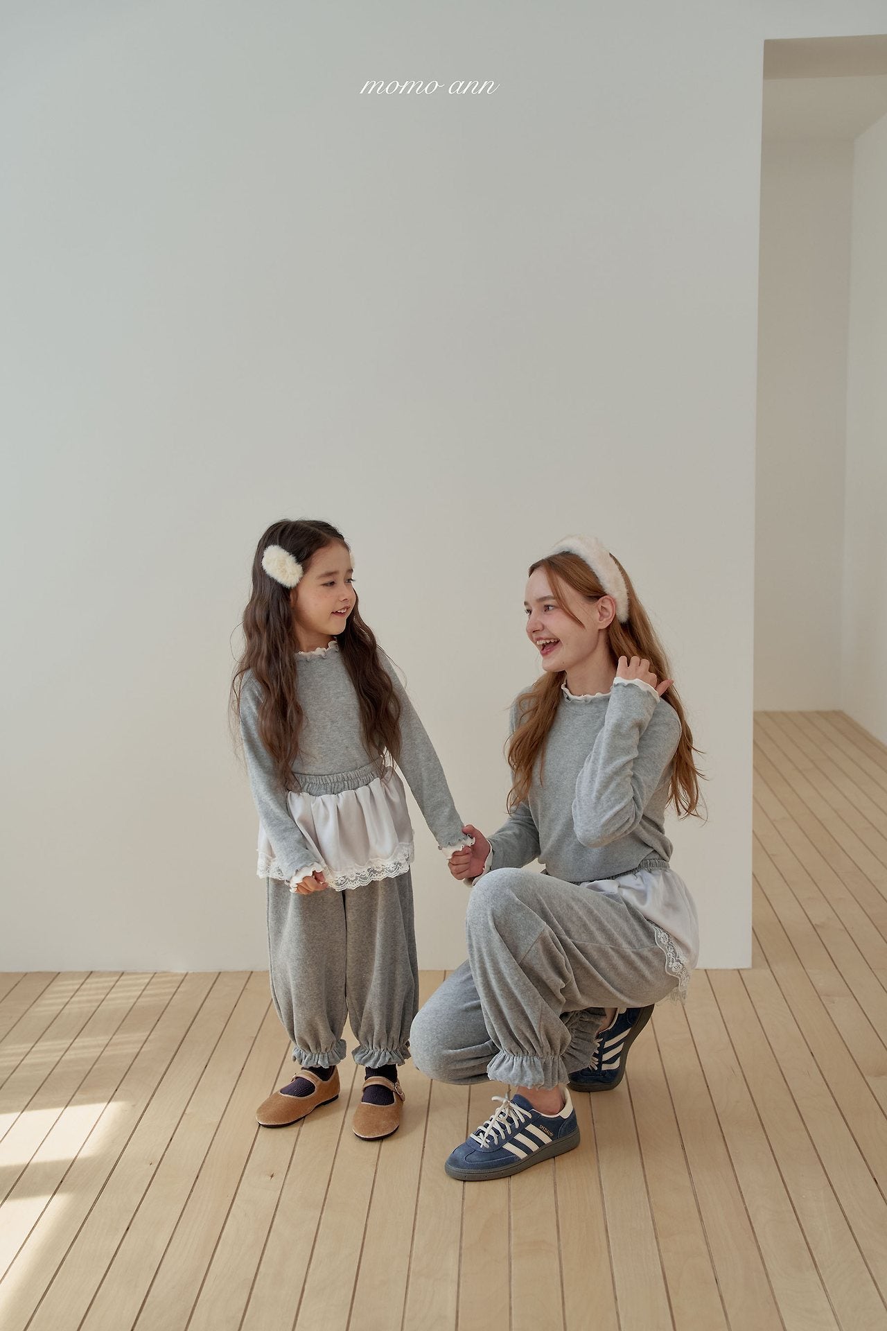 [momo ann] Satin tutu jogger pants(kids)