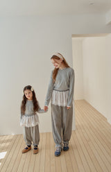 [momo ann] Satin tutu jogger pants(kids)