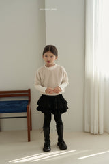 [momo ann] Warm rib mellow tops