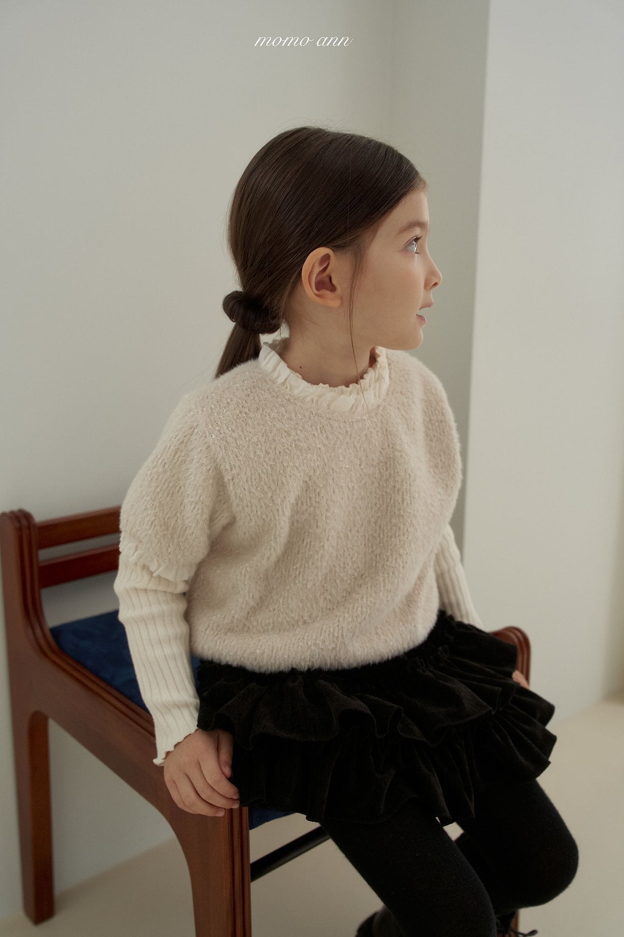 [momo ann] Fur lace tops