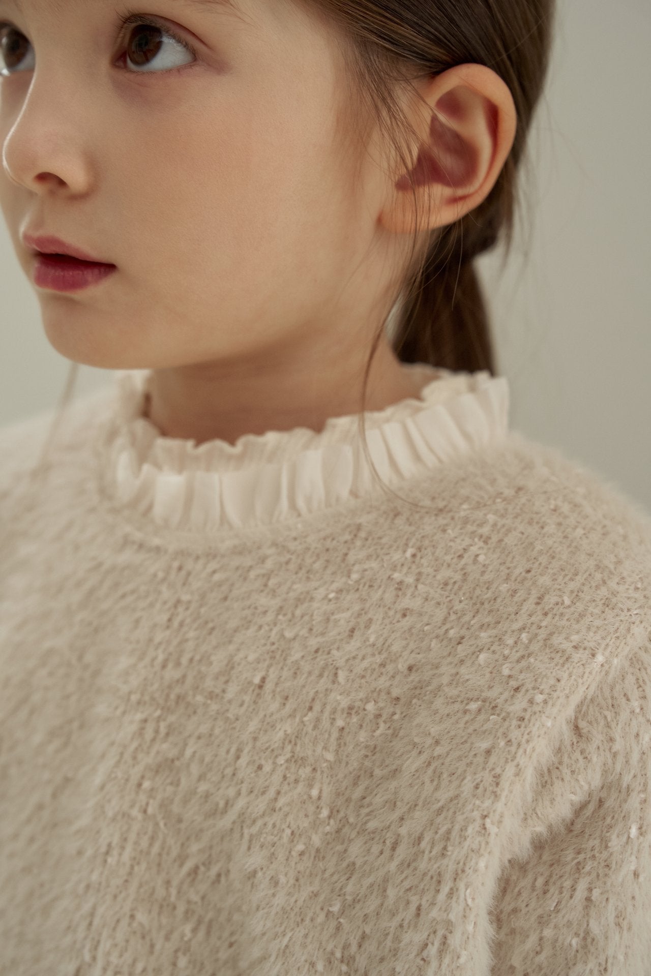 [momo ann] Fur lace tops