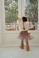 [momo ann] Fur lace tops