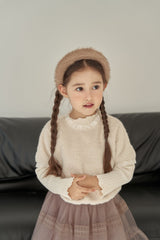 [momo ann] Fur lace tops