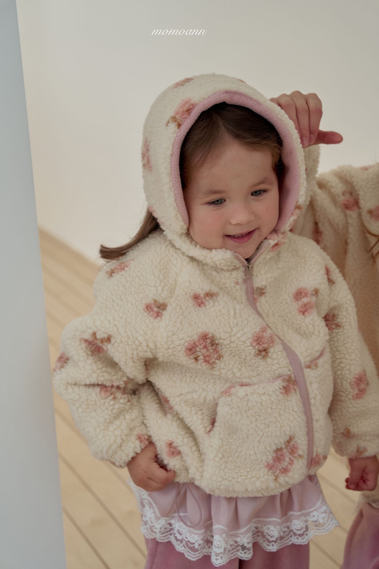 [momo ann] Mone boa jacket(kids)