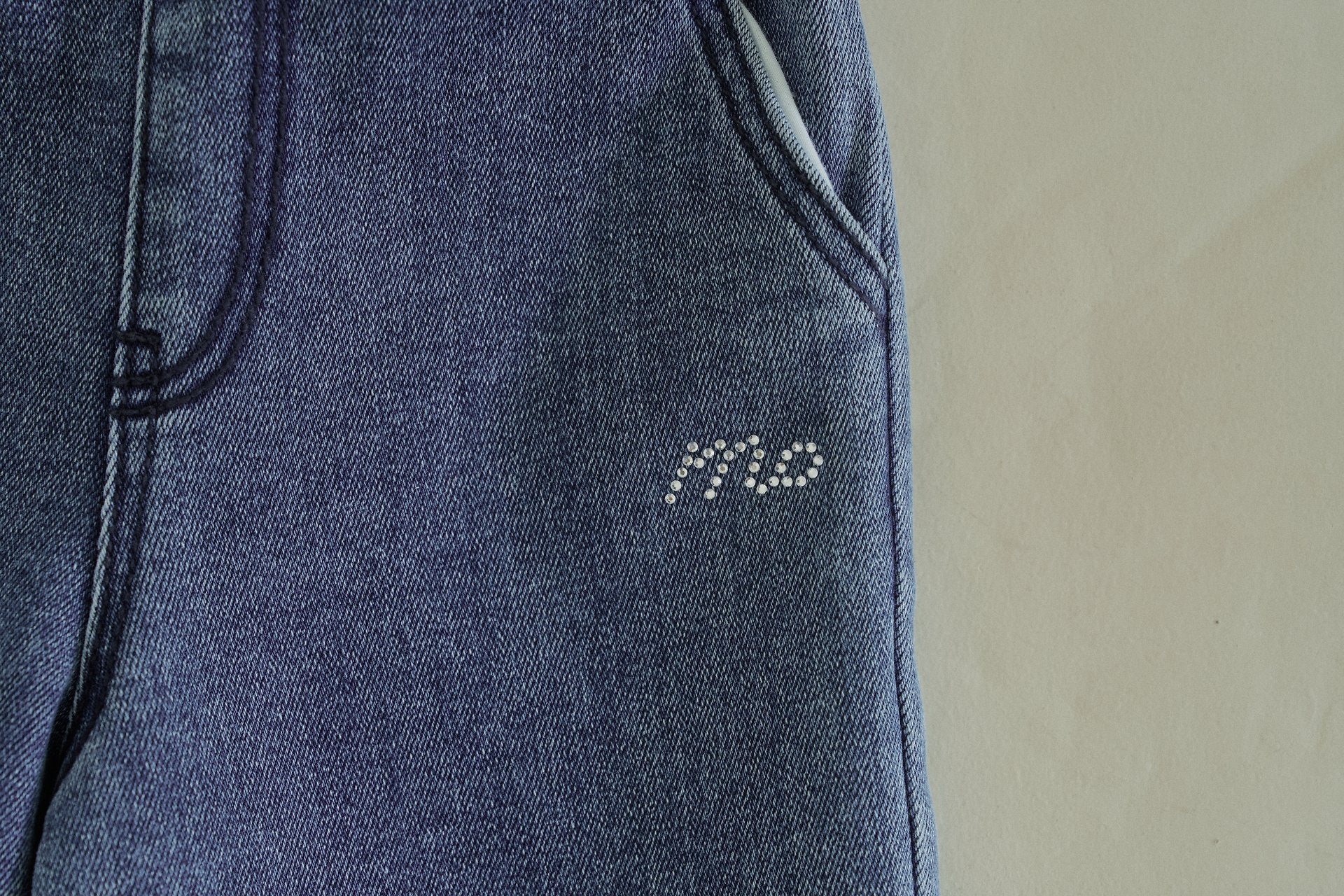 [momo ann] Wool denim pants