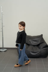 [momo ann] Wool denim pants