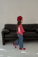 [momo ann] Wool denim pants