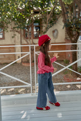 [momo ann] Wool denim pants