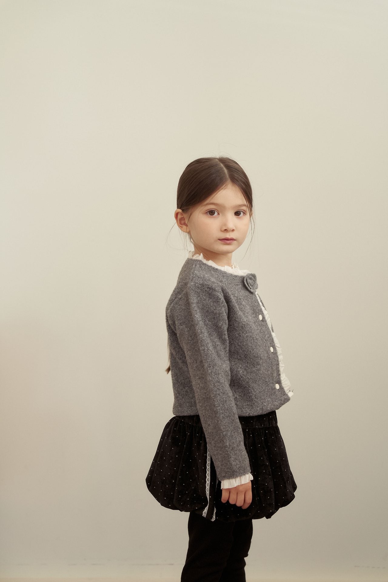 [momo ann] Corsage cardigan