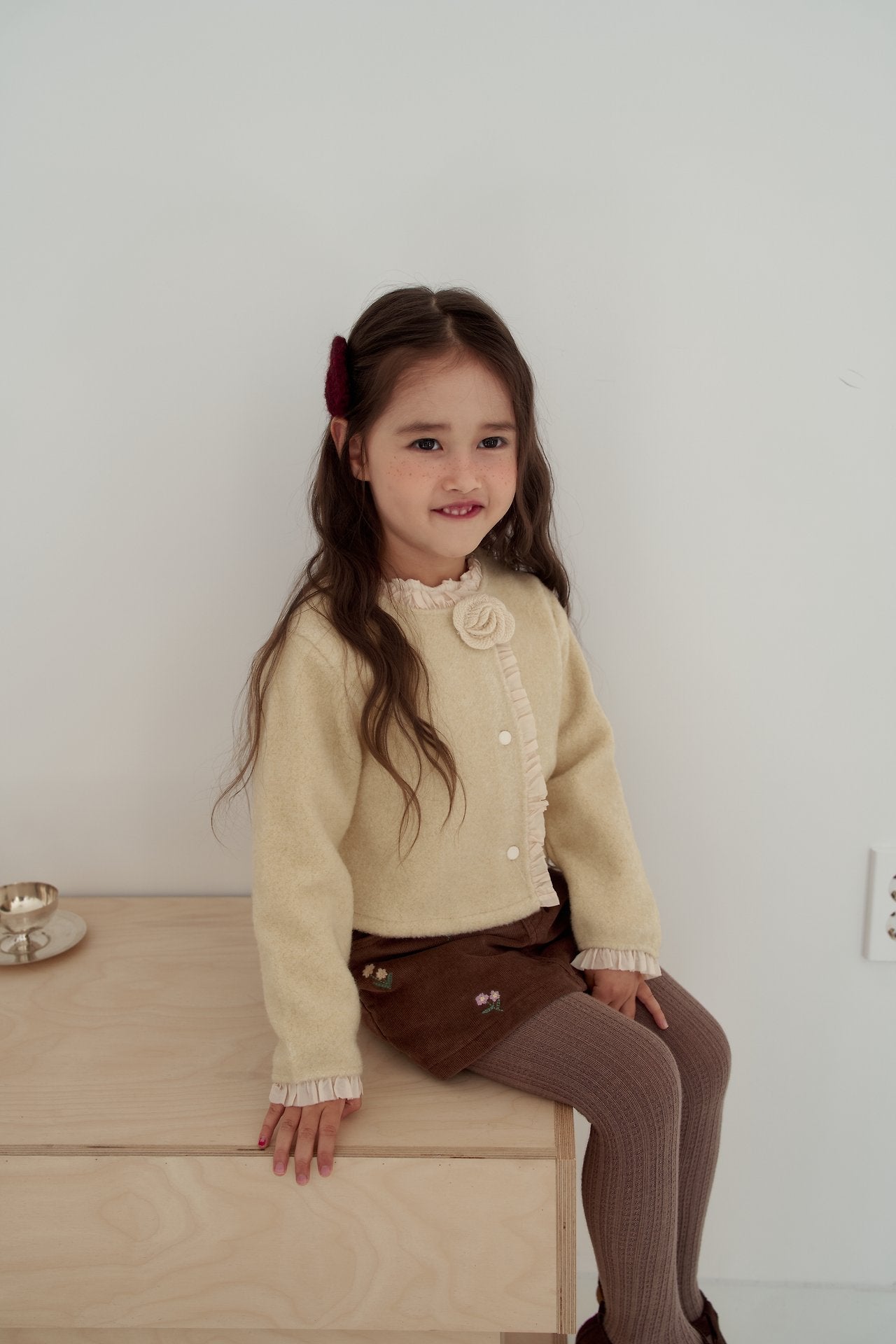 [momo ann] Corsage cardigan
