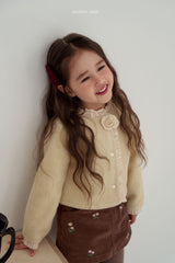 [momo ann] Corsage cardigan
