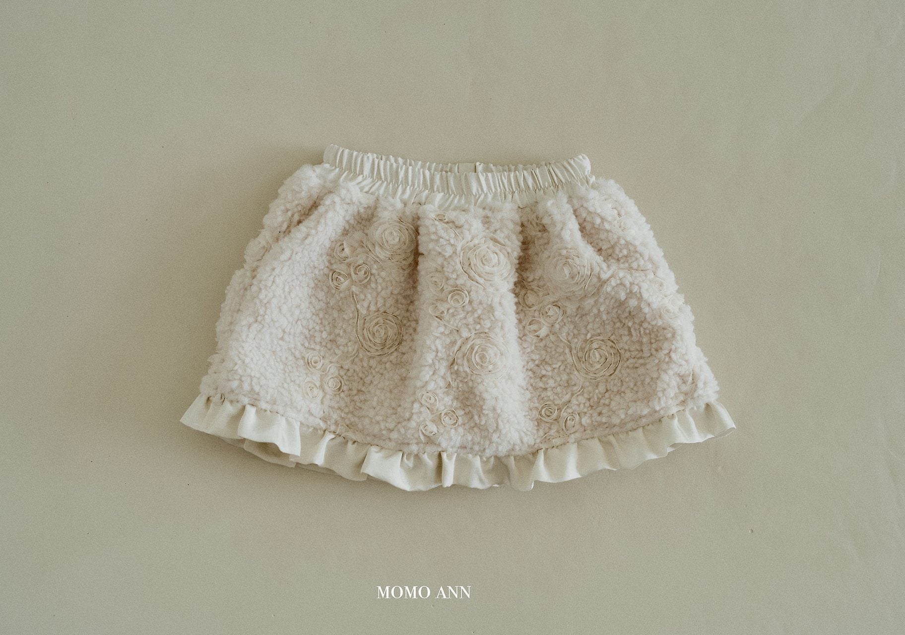[momo ann] Fur lace skirt