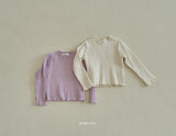 [momo ann] Warm rib mellow tops