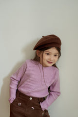 [momo ann] Warm rib mellow tops
