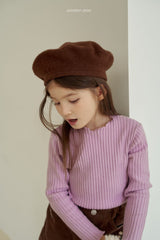 [momo ann] Warm rib mellow tops