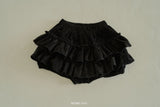 [momo ann] Velvet cancan pants