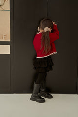 [momo ann] Velvet cancan pants