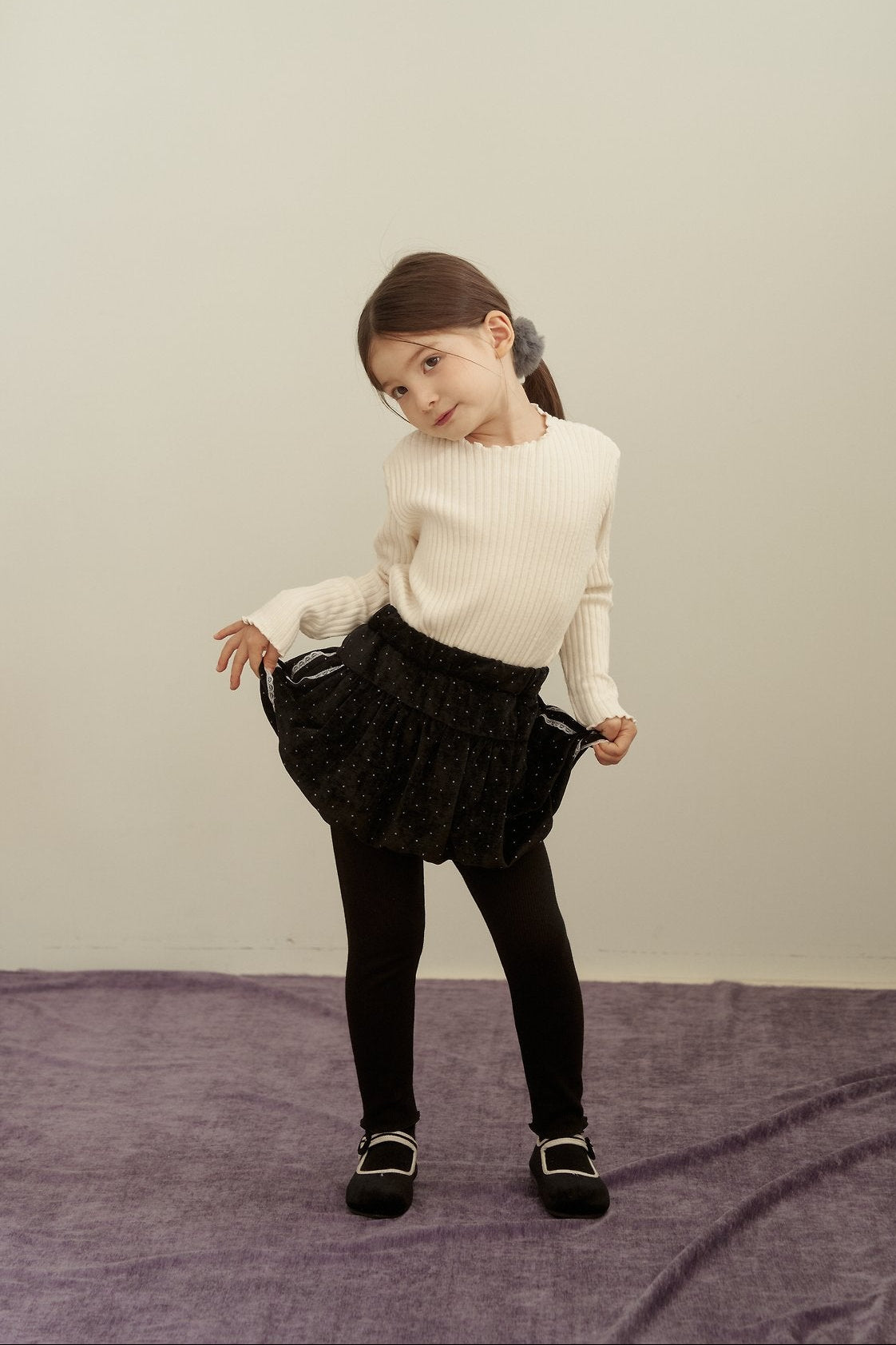 [momo ann] Balloon skirt leggings