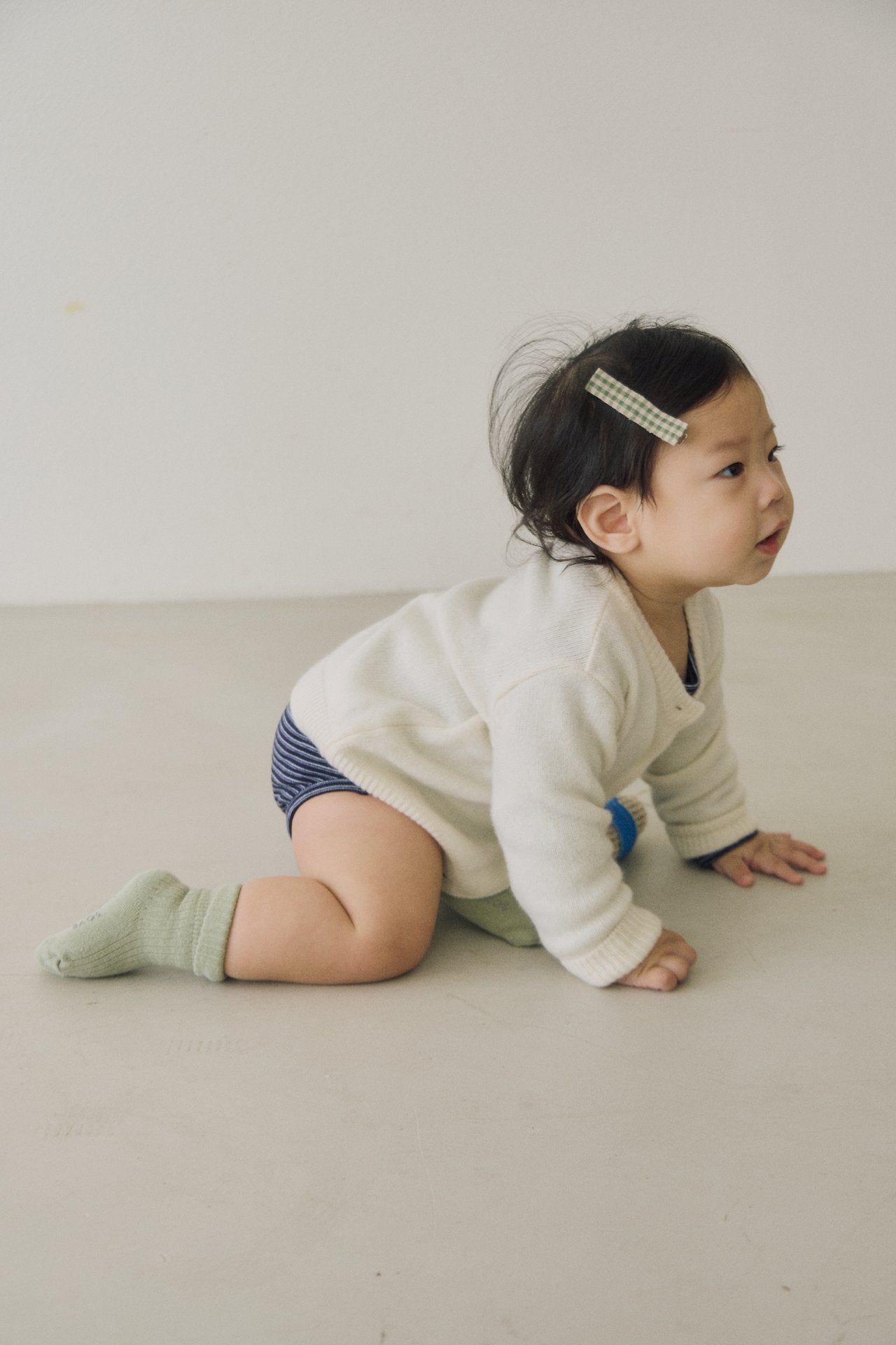 [soye] Cashmere Basic Bebe Cardigan