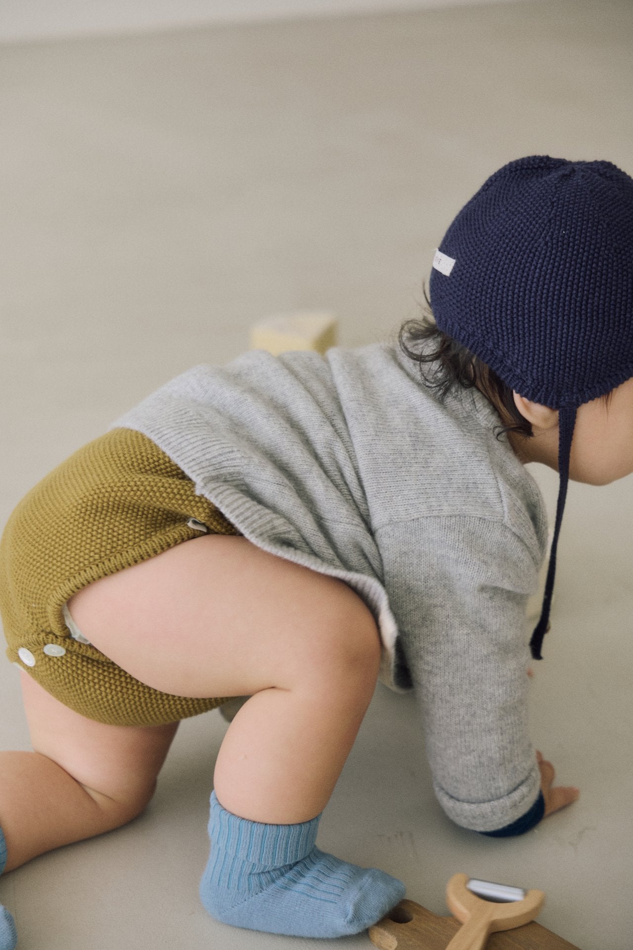 [soye] Cashmere Basic Bebe Cardigan
