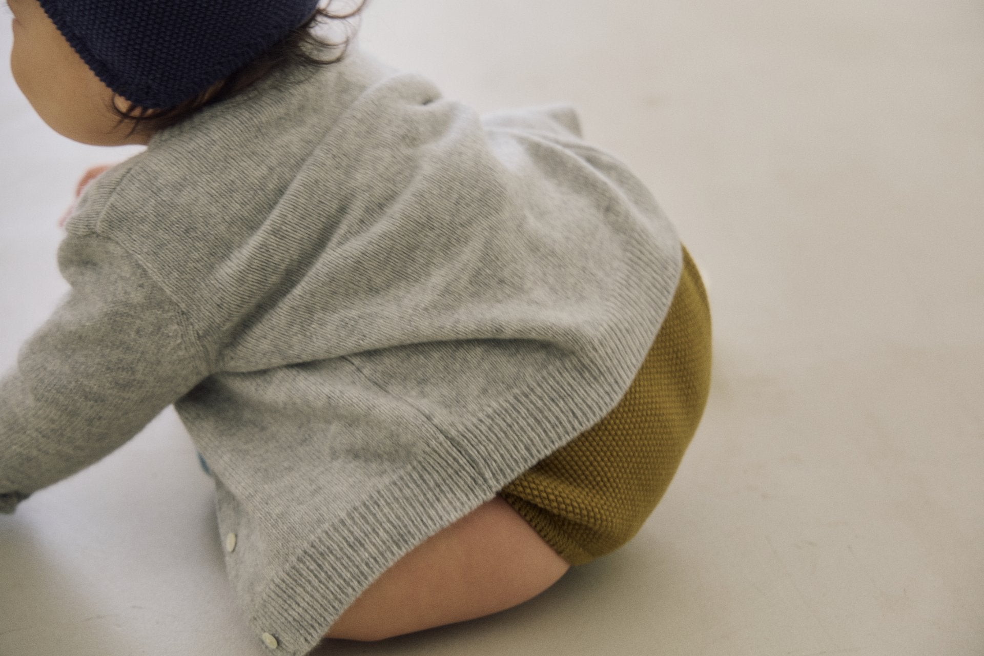 [soye] Cashmere Basic Bebe Cardigan