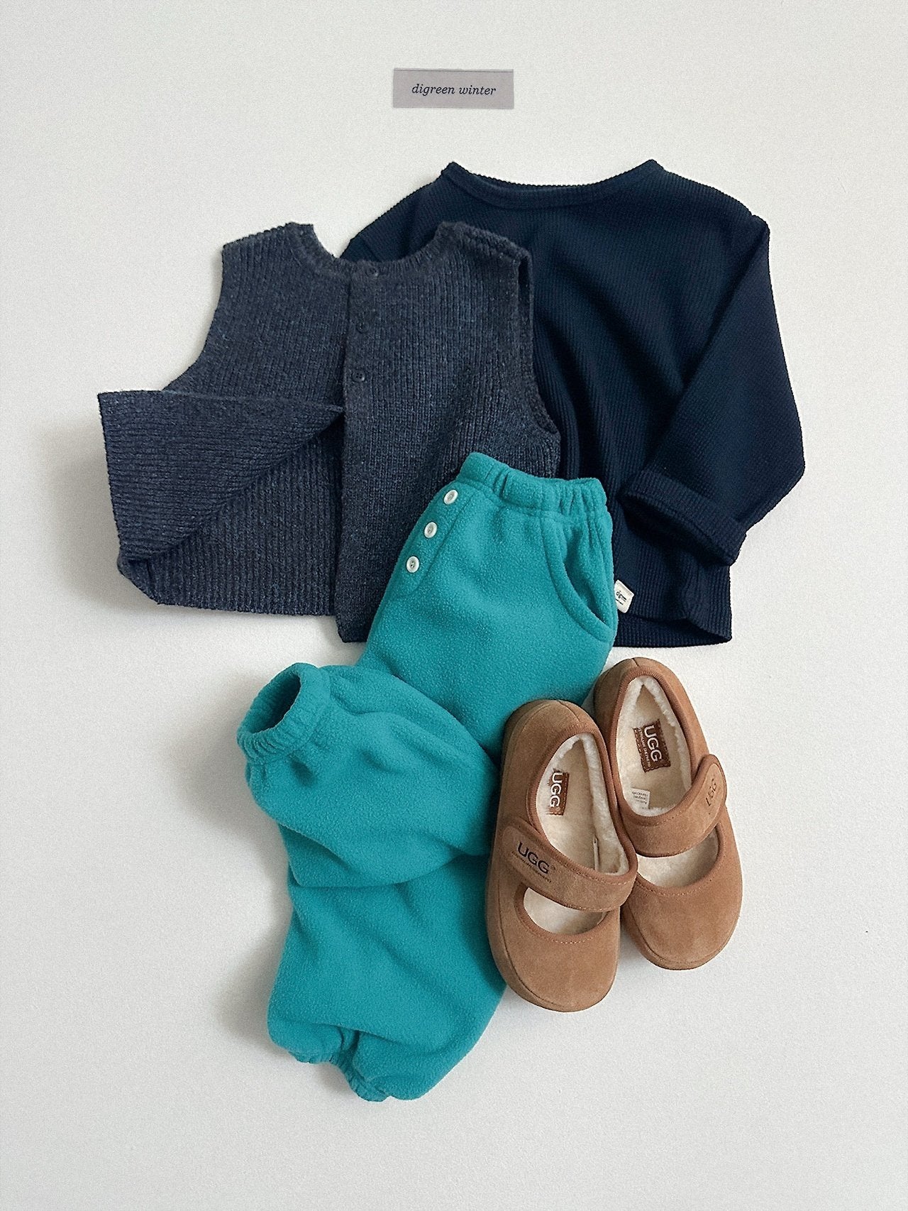 [digreen] Soboro Button Pants