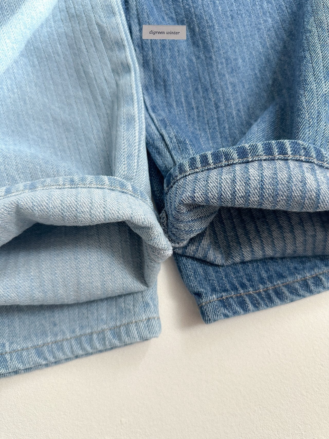 [digreen] Stitch Denim Pants