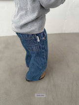 [digreen] Stitch Denim Pants
