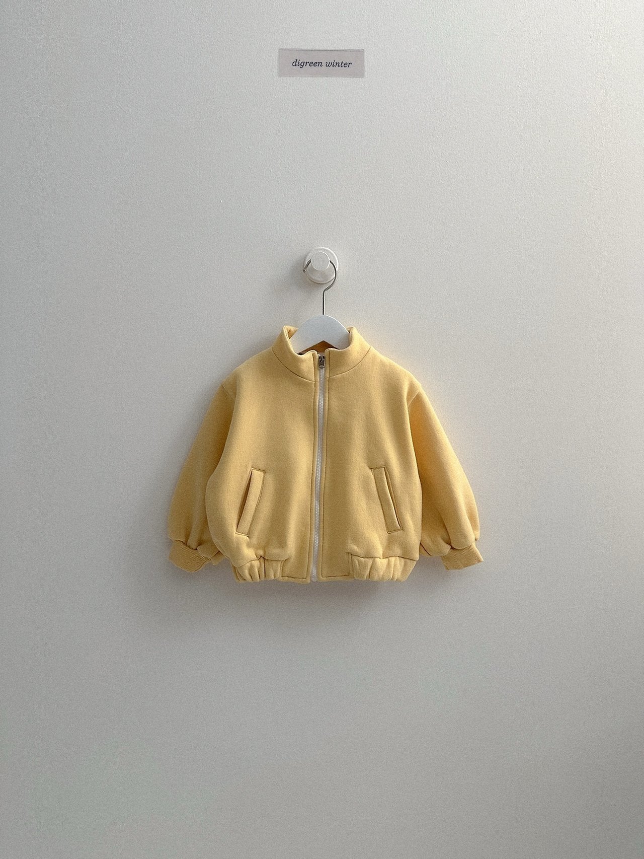 [digreen] Camel Zipup Jumper