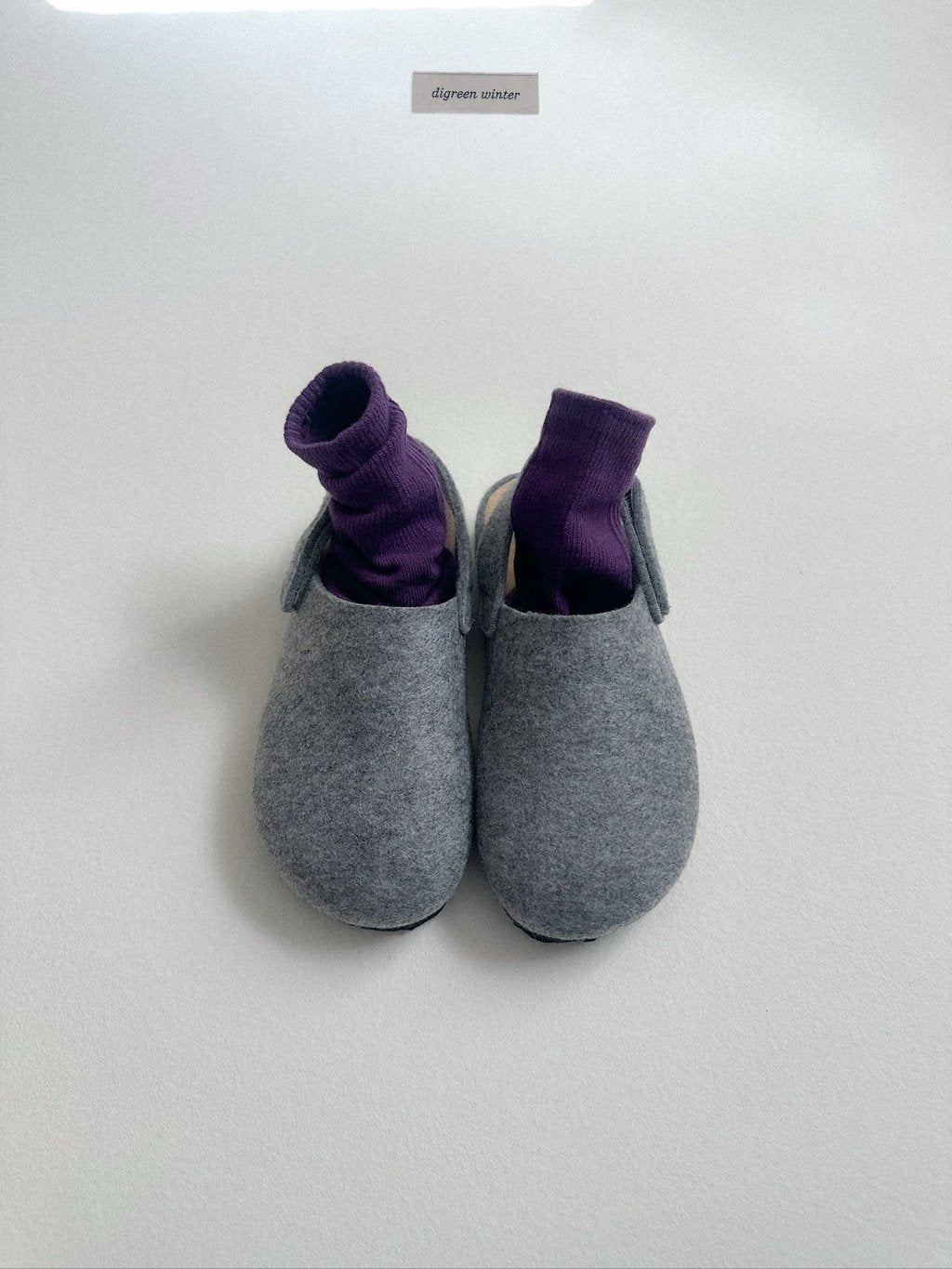[digreen] Dual Rib Socks(Cream Set)