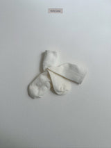 [digreen] Dual Rib Socks(Cream Set)