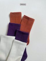 [digreen] Dual Rib Socks(Cream Set)