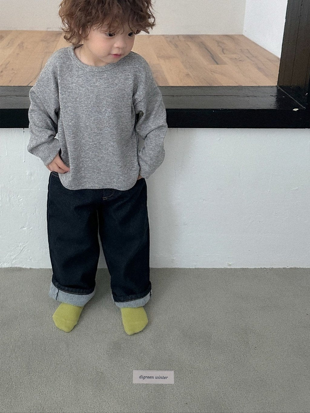 [digreen] Dual Rib Socks(Black Set)