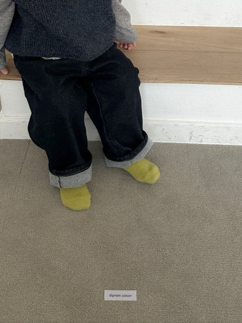[digreen] Dual Rib Socks(Black Set)