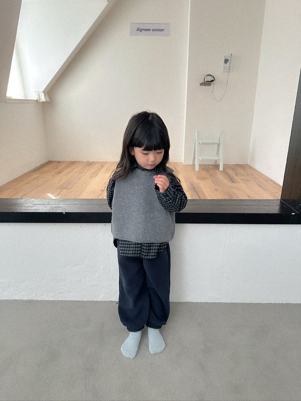 [digreen] Dual Rib Socks(Black Set)