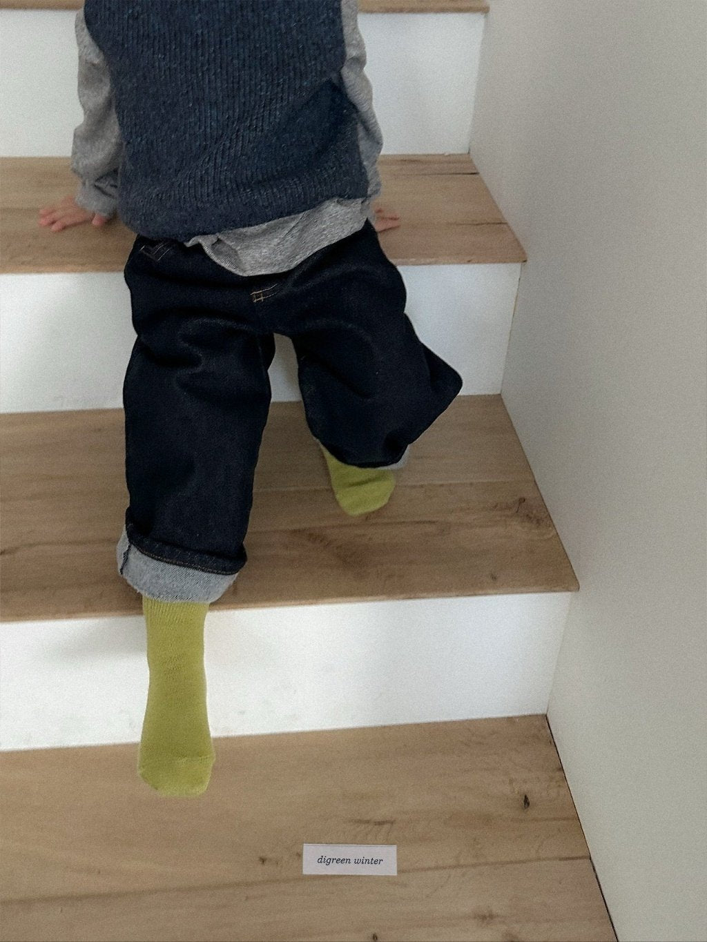 [digreen] Dual Rib Socks(Black Set)